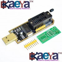 OkaeYa CH341A 24 25 Series EEPROM Flash BIOS USB Programmer with Software & Driver